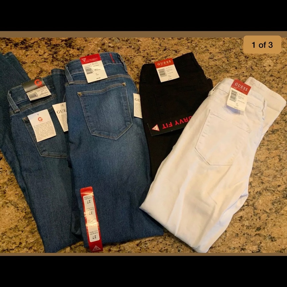 New GUESS Curvy jeans LOT 27, 26, 25 (Women’s)